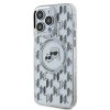 Karl Lagerfeld KLHMP15LHMCKMHT iPhone 15 Pro  6.1 przezroczysty/transparent IML Monogram Karl&Choupette Head MagSafe